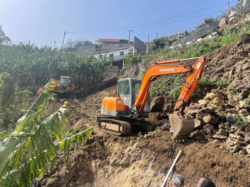 Parque de máquinas de construção